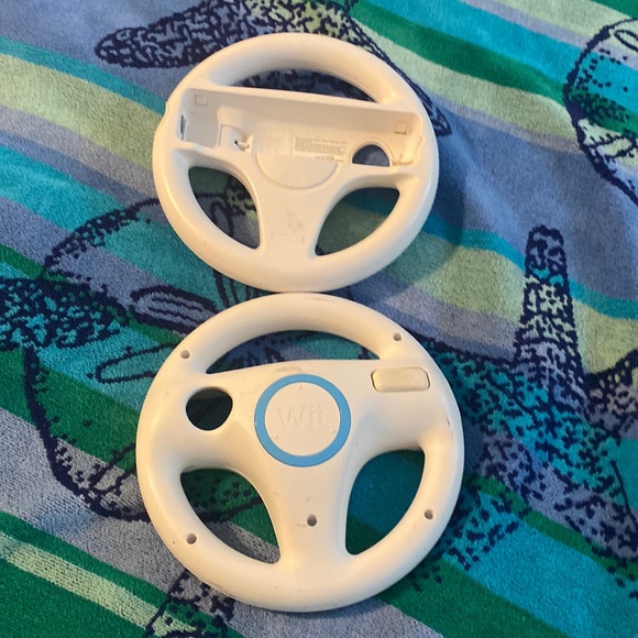 Nintendo Other Wii Steering Wheels Set Of 2 Poshmark